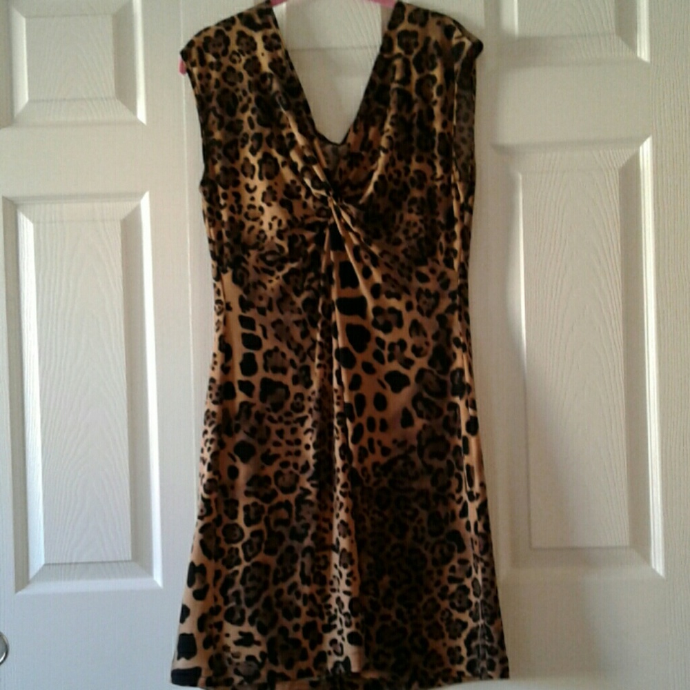 Leopard Dress sz LRG